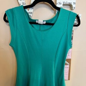 Green blouse